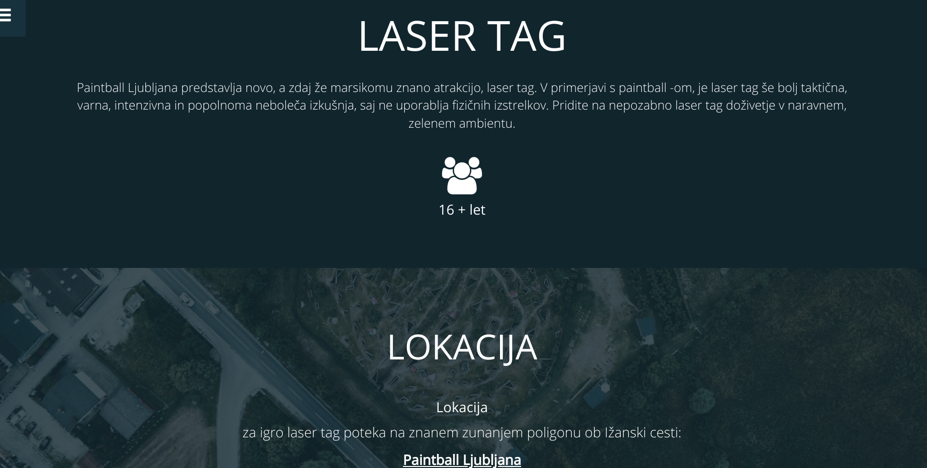 laser tag - prvi na googlu